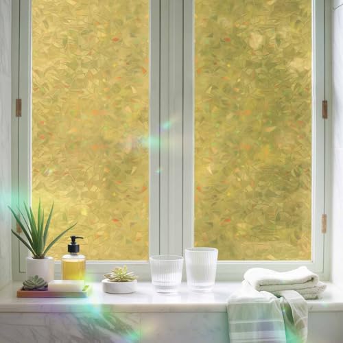 Vinilo adhesivo para ventana color arcoiris en amarillo miniatura 5