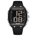 findtime Digital Watch for Seniors English Time-Telling Extra Large Numbers Display Alarm Waterproof Wrist Watches for Elderly Visually & Hearing Impaired Easy to Read Watches for Men Women