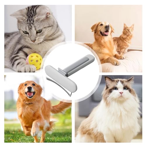 Cat Grooming Comb, Pet Hair Removal Comb with Release Button, Dog Grooming Brush for Shedding, Massage, and Cleaning, Pet Hair Removal Tool for Grooming Cats and Dogs, Pet Care Supplies for Cleanin – Bild 6