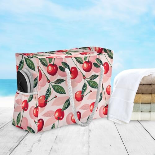 Image of senya Large Beach Bags Totes Swim Canvas Tote Shoulder Bag Water Resistant Bags for Gym Travel Daily