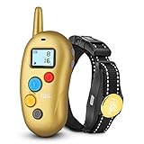 Flightbird Dog Training Collar with Remote 1000 FT Rechargeable Reflective Ergonomic Long Lasting Waterproof Dog Shock Collar -Beep/Vibration/Shock-Electronic Collar for Small Medium Large Dogs