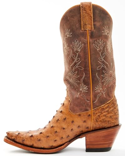 Shyanne Women's Daisie Exotic Full Quill Ostrich Western Boot Snip Toe - Beswfa23l13
