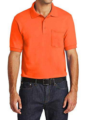 Mafoose Men's Core Blend Jersey Knit Pocket Polo Shirt