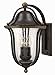 Hinkley 2645OB Bolla - Three Light Outdoor Wall Lantern, Olde Bronze Finish with Clear Seedy Glass