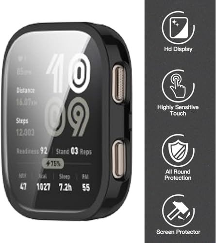 Funda IDW19 con protector de pantalla compatible con reloj Konitee Gydom 2