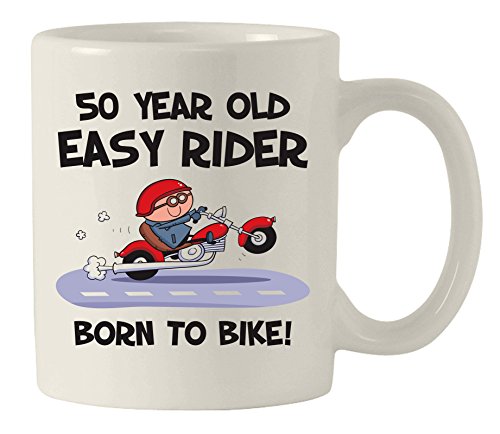 Jinete Fácil Desde 1965 Hombres 50 Cumpleaños Taza De Cerámica