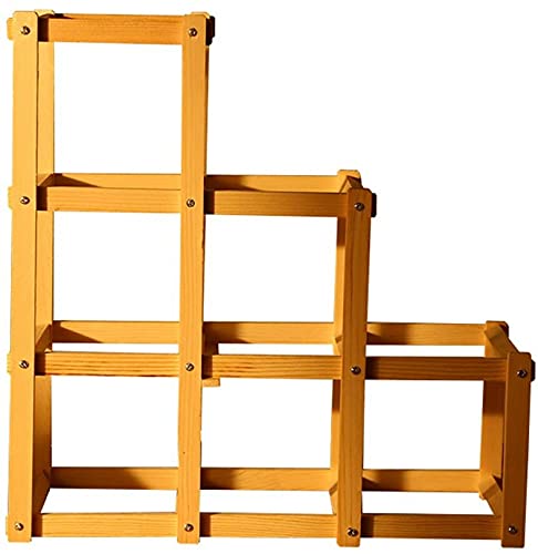 Soporte plegable de madera para 6 botellas de vino miniatura 1