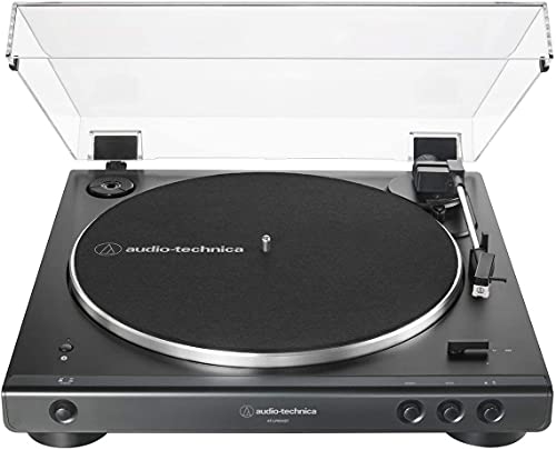 Audio-Technica LP60XBT Platine Vinyle sans Fil À ENTRAÎNEMENT par Courroie Automatique - Noir