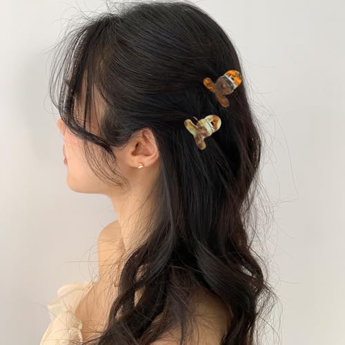 6 pack de pinzas pequeñas de acetato para cabello miniatura 5