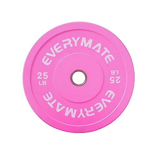 EVERYMATE 25LB Pink Bumper Plate