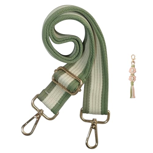 Image of Crossbody Wide Shoulder Strap Jacquard Woven Handbag Straps Woven pendant Multicolor Style Purse Strap Replacement