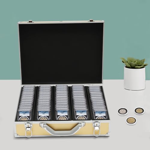 Caja para almacenamiento de monedas de aluminio 16.5x12.5x4.5 pulg miniatura 5
