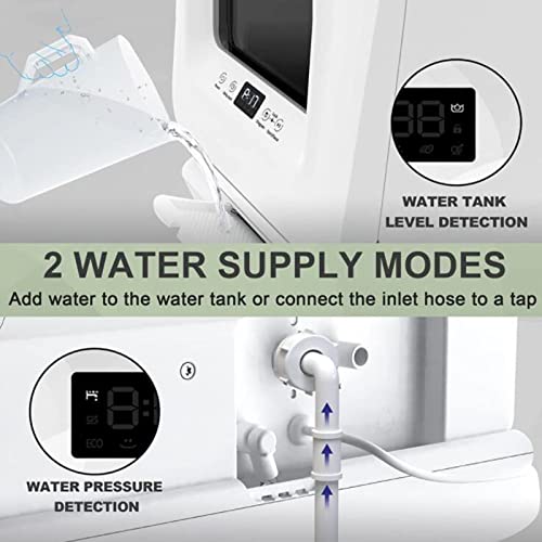 Mini-vaatwasser 45 Cm, Draagbare Topvaatwasser, Met 5 Wasprogramma's, Tafelvaatwasser, 360 ° Bovenste En Onderste… - Afbeelding 3