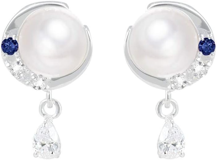 選べる 誕生石 ピアス レディース 最高級 ジルコニア 三日月 本