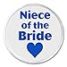 Niece of the Bride Blue Heart 3