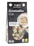 Conserva todo el sabor de las verduras, sus sales minerales y su fibra. 100 g de verdura deshidratada equivale a 1 kg de verdura fresca