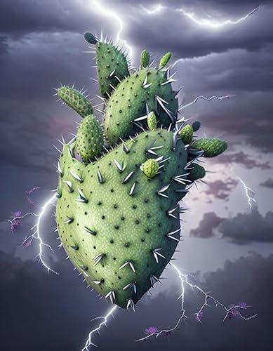 Tableau sur toile poster Prickly Love 58x90cm sans cadre art moderne anatomique