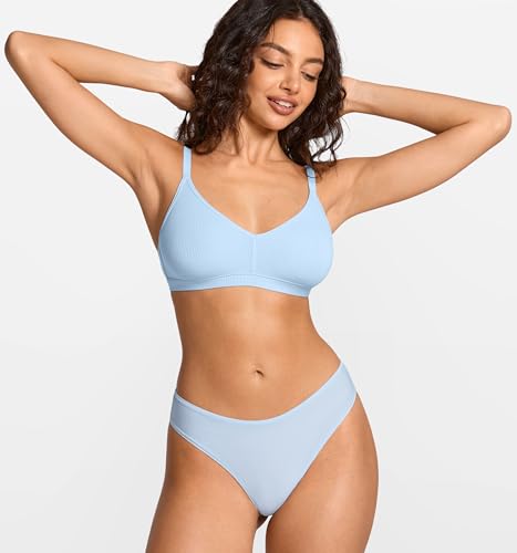 Image of Magneticfit Women's Low Rise Thong | 3 Pack, Soft Stretch Fabric, 100% Cotton Lining, Tagless Comfort, No Cut Finishing, Sexy Underwear, Panties
