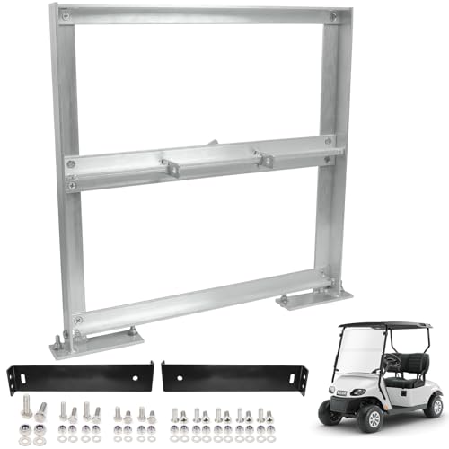Cartalia Aluminum Battery Tray Rack No Need Drilling and Cutting for 1994+ EZGO TXT/Medalist Freedom TXT Valor 36V/48V Electric Golf Cart Hangers Holder Replacement #70046-G01 Included All Hardware