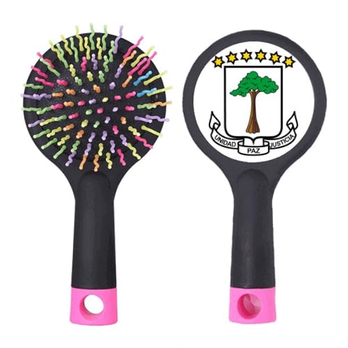 Brosse démêlante Guinée équatoriale anti-casse à coussin d'air ergonomique