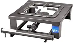 Fogao Industrial N; E 1 Boca 1qs 20 X 20 Alta Pressao Grafite Tron Fogao Industrial N.e 1 Boca 1qs 20 X 20 Alta Pressao Grafite Grafite