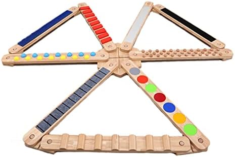 OROMMA 23 PCS Colored Balance Beams for Kids, Outdoor Indoor Balance Block for Obstacle Course, Kids Fitness Equipment, Promotes Balance Coordination & Strength