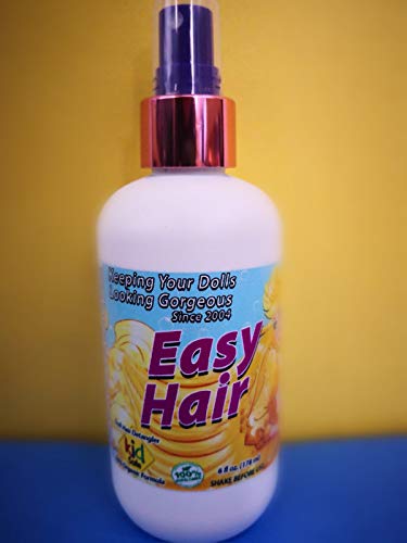 Doll Hair & Wig Detangler and Conditioner (8oz-Single bottle) -Detergent Free Since 2004