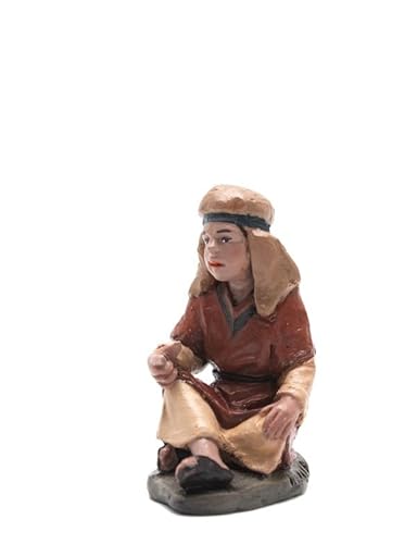 Niño con Turbante|Figuras de Belén |Serie 11cm| Diseñadas por José Luis Mayo |Decoración Navideña |Nacimiento