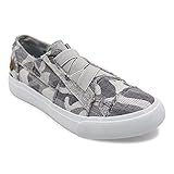 Flexible Sohle Blowfish Malibu Damen Marley Sneaker, Grau (Leinwandbild mit grauem Camouflage-Muster), 38 EU
