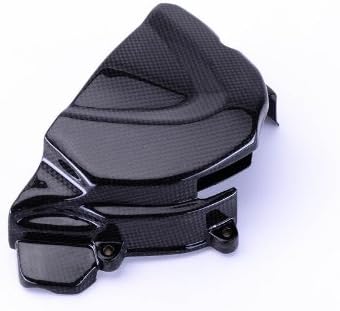 Bestem CBTR-675-SPC Carbon Fiber Sprocket Chain Cover for Triumph Daytona 675 / Street Triple 2013-2016 Plain Weave