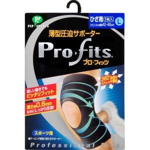 【５個セット】 ピップスポーツ 薄型圧迫サポーター プロ・フィッツ ひざ用 Lサイズ 1枚入×５個セット 【k】【ご注文後発送までに1週間前後頂戴する場合がございます】 Amazon.co.jp: 【ピップ】プロフィッツ 薄型圧迫サポーター ひざ用 L