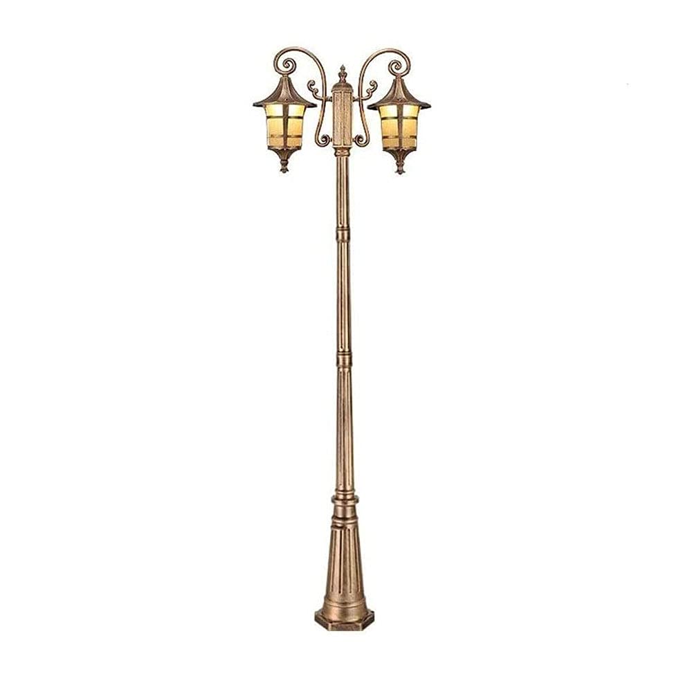 Outdoor Lamp Post Light Outdoor Lamp Post Light Lamp Post Lights Outdoor Street Lights High Pole Light Villa Courtyard Landscape Lamp IP56 watertight Garden Pillar Lamp (Height 335cm) Chasing The Da