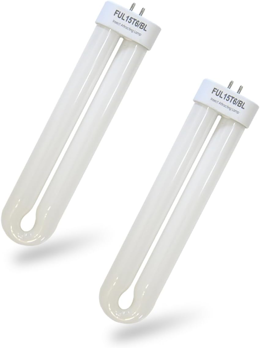 15W BF35 Replacement Black Light Bulb Compatible for Flow/tron BK-15D, BF-35C,Stin/ger U/V15, FP15, TZ15, BB-15WHT,U Shape U/V/A Lamp, 7.5 inch Length,BL 365nm