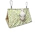 Bagirl Birds Hanging Hammock Canvas Shed Bird Nest House Sleeping Bed for Parrots Parakeet Cockatiels Lovebird (Medium, Off White)