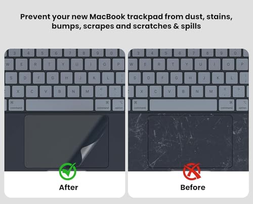 Image of [2Pack] Trackpad Protector Compatible with MacBook Neo 13'' (2026, A18 Pro Chip) | Anti Scratch Guard | for Mac Neo 13inch A3404 (9H Nano)