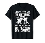 Funny Drummer Design For Men Women Drumline Drumming Drummer T-Shirt