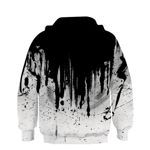 Lovekider Boys Hoodies Sweatshirt Cool 3D Print Pullover with Big Pocket for Kids Fashion Warm Winter 6-16 Years2
