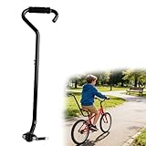 BORDEAG Barra de empuje para bicicleta infantil, ayuda deslizante para bicicleta infantil y