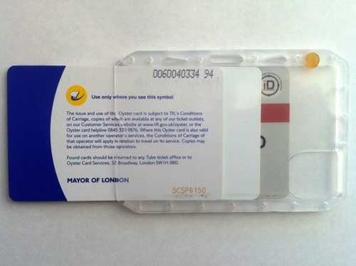 Vista 3 de FLUX Cartera RFID unisex para adultos, protección RFID, blanco, minimalista, 2 ranuras para tarjetas