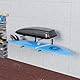 QLS Dachbox Wandhalterung WSB O grau 82 cm aus Stahl zur Aufbewahrung von Dachkoffer Gartengeräte Skibox Sportgeräte Surfbrett iSUP
