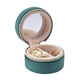 Photo Gallery kuwhsiop portagioie in velluto di peluche piccolo portagioie da viaggio portatile organizer con specchio mini portagioie per anelli orecchini collana,verde,6 * 6 * 4.5cm Photo Gallery kuwhsiop portagioie in velluto di peluche piccolo portagioie da viaggio portatile organizer con specchio mini portagioie per anelli orecchini collana,verde,6 * 6 * 4.5cm