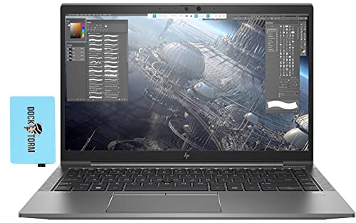 Image of HP ZBook Firefly 14 G7 Workstation Laptop 14.0 inch FHD IPS with High Performance Dockztorm USB Dock (Intel i5-10210U 4-Core, 16GB RAM, 2TB PCIe SSD, Intel UHD, Backlit KYB, FP, WiFi 6, Win11Pro)