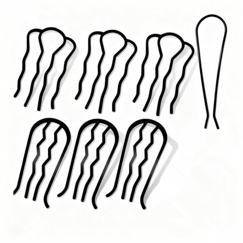 Set de 7 Peines y Horquillas Metálicas para Peinar miniatura 1