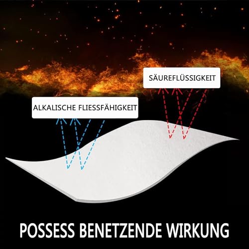 6 Stücke Dichtung Abdichten für Ofenrohrklappen Ofenrohr-Klappen Flachdichtung Hitzebeständig bis 1200°C, Rohrdichtung zum Zuschneiden, für Rohre mit Ø 155-200 mm – Bild 4