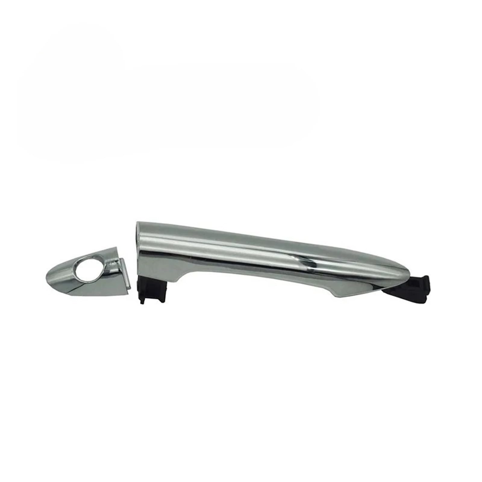 Pacsci 82651-1Y020 Fl Car Outer Door Handle For Kia For Picanto For Morning 2011-2016 82651-1Y020 82661-1Y020 82651-1Y000 1Y050 Silvery Car Door Handle Exterior Black Chrome(82651-1Y020 Fl)