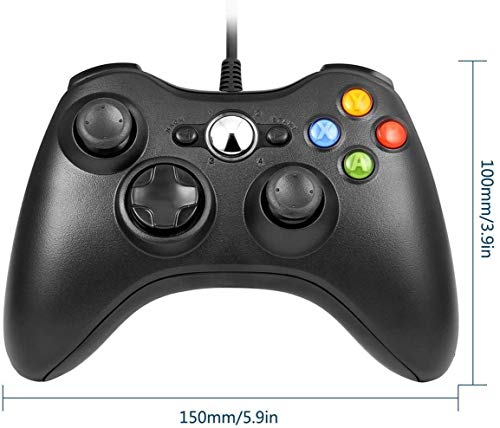 Yudeg Xbox 360 Wired Controller Joystick Wired Controller For Xbox 360 Windows Pc #TOP3