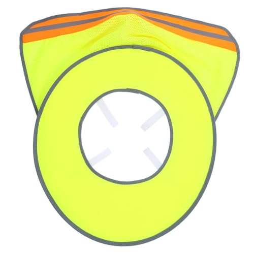 DIYEAH Cappello Protezione Solare Visiera Per Casco Da Lavoro Ombrello Neck Shade Per Attività All Aperto e Lavori Di Costruzione Colore Fluorescente