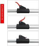 FLORA GUARD 26-34 Inch Professional Extendable Hedge Shears with 9" Blade,Ideal Gardening Tool for Cutting Thick Hedges and Tough Branches
