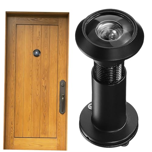 Mikikit 4pcs Mirilla de Puerta Ángulo Amplio para Puertas Frontales Óptica de Imagen Uso Versátil Hogares y Oficinas Hilo Fino para Mayor Seguridad miniatura 6