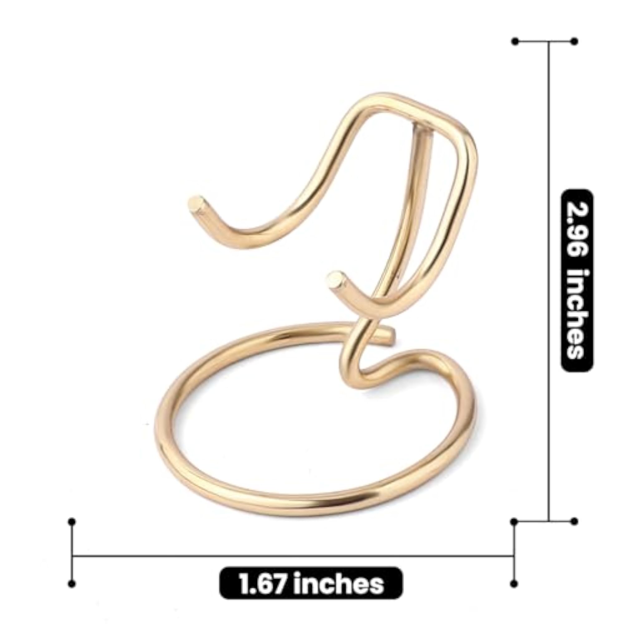 Gold Plated Decorative Display Stand for Business Cards